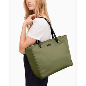 Kate Spade Olive Green Tote Bag